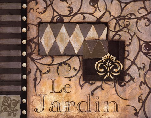 Framed Le Jardin - Cs Print