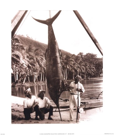 Framed Day&#39;s Catch Print