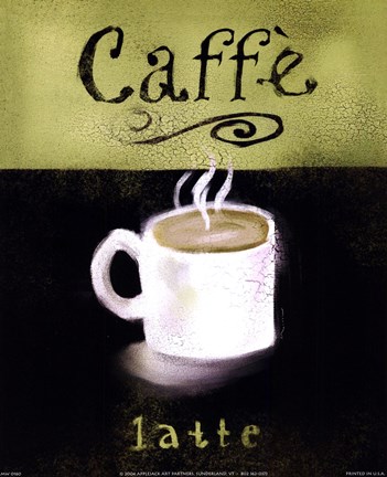 Framed Caffe Latte Print