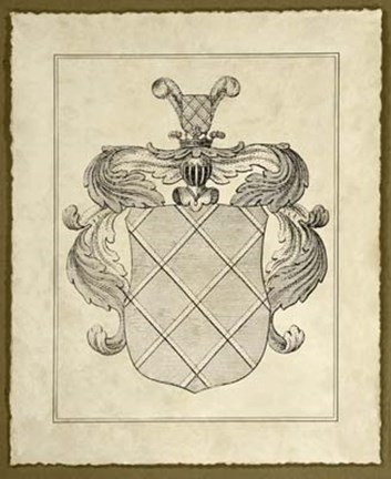 Framed Antique Heraldry VI Print