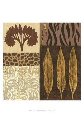 Framed Sophisticated Safari I Print