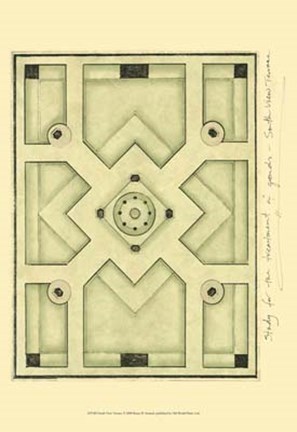 Framed South View Terrace Print