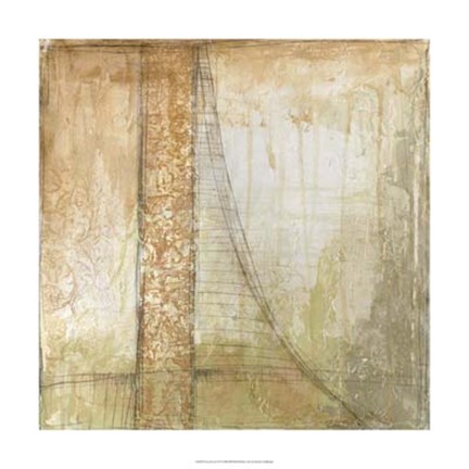 Framed Iron and Lace IV Print