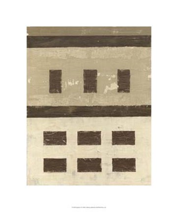 Framed Quadrate II Print