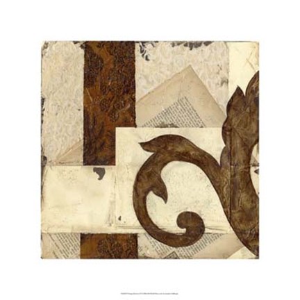 Framed Vintage Romance II Print