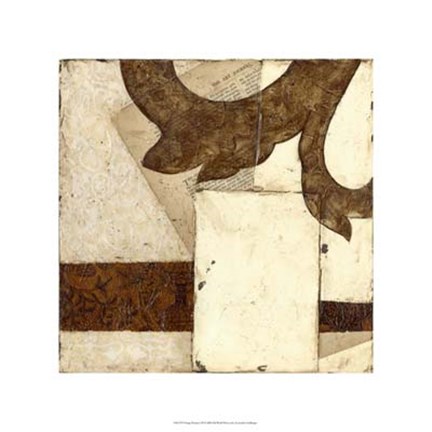 Framed Vintage Romance III Print