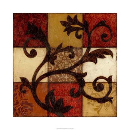 Framed Spiced Filigree Print