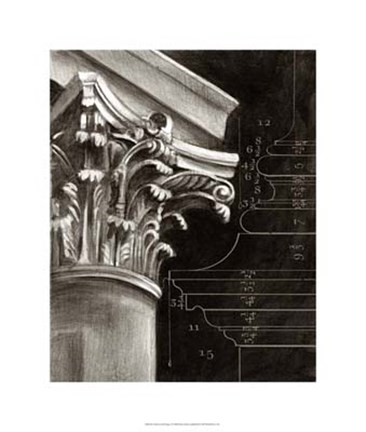 Framed Architectural Design I Print