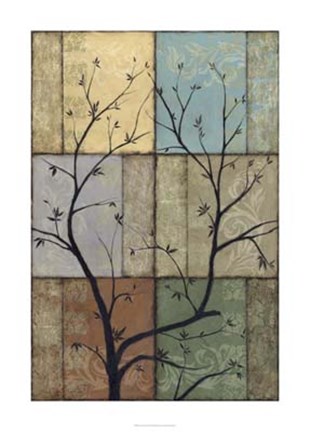 Framed Arbor Elements Print