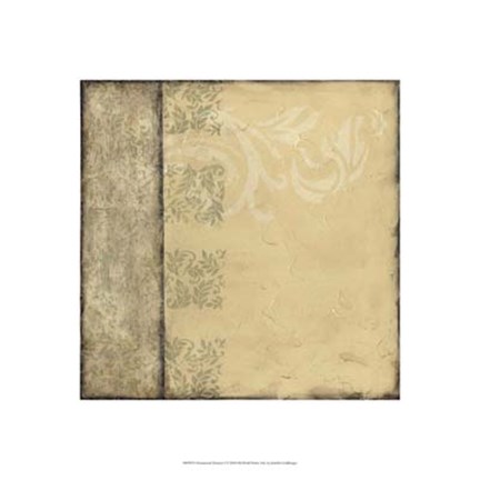 Framed Ornamental Element I Print