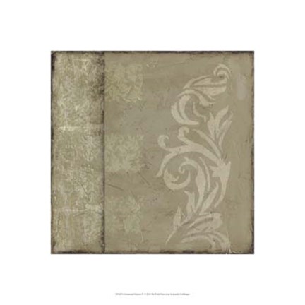 Framed Ornamental Element IV Print