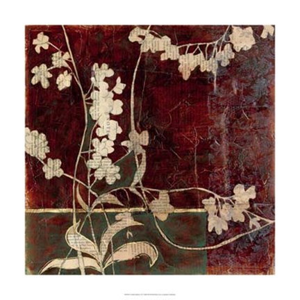 Framed Garden Whimsy II Print