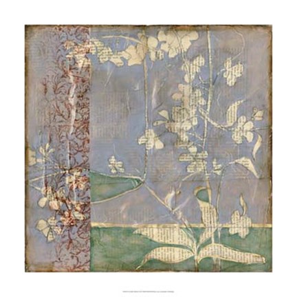 Framed Garden Whimsy III Print