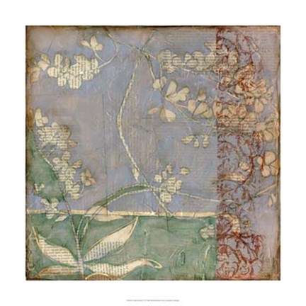 Framed Garden Whimsy IV Print