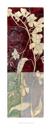 Framed Garden Whimsy V Print