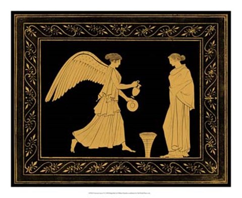 Framed Etruscan Scene II Print