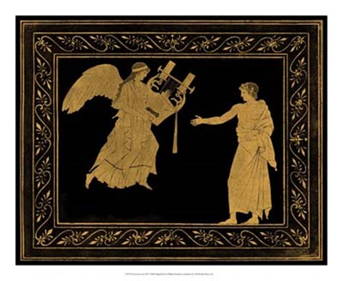 Framed Etruscan Scene III Print