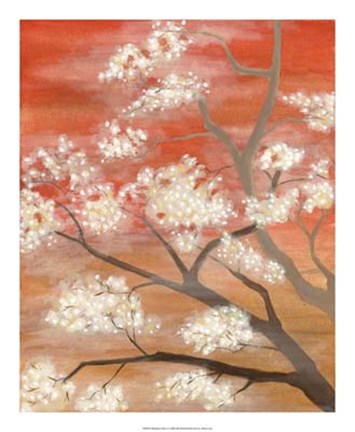 Framed Mandarin Mist I Print