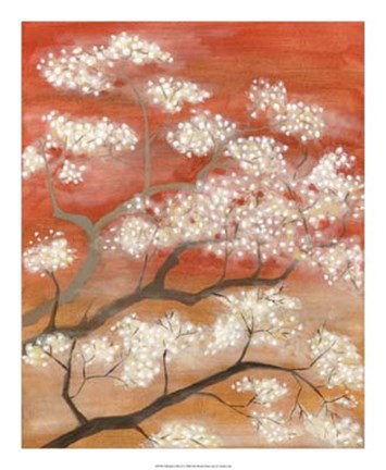 Framed Mandarin Mist II Print