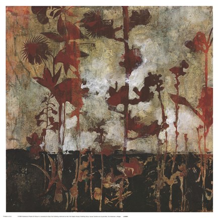 Framed Chic Botanicals I Print