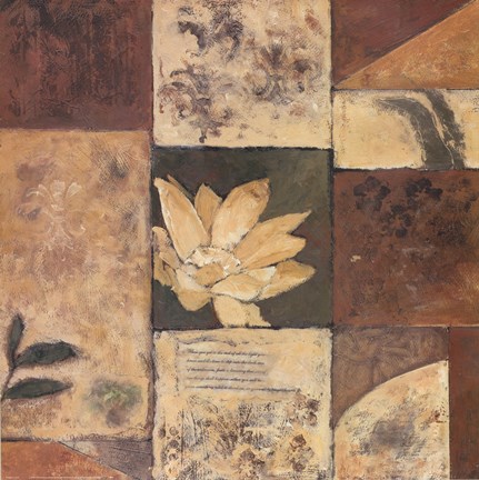 Framed Patchwork II Print