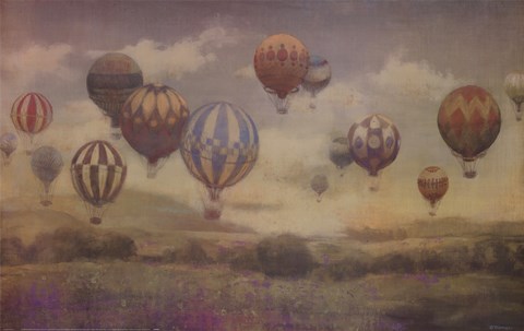 Framed Landing at Sundown Print