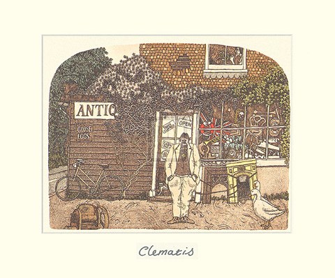 Framed Clematis Print