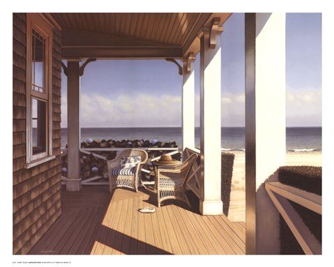 Framed Nantucket Shore Print