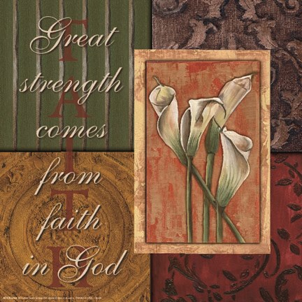 Framed Spice 4 PatchFAITH Print