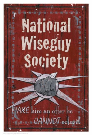 Framed Wiseguy Poster Print