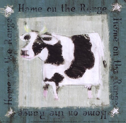 Framed Home on the Range Print