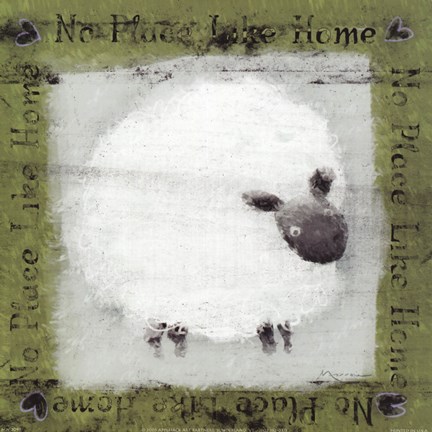 Framed No Place Like Home Print