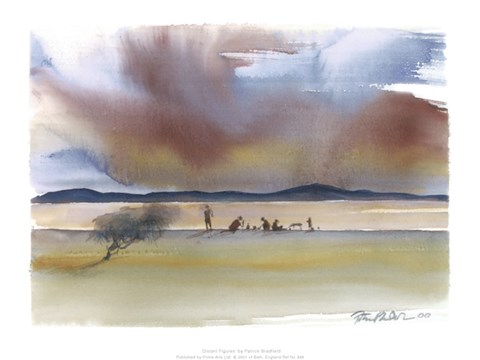 Framed Distant Figures Print