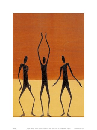 Framed Dancing At Dawn Print