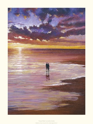 Framed Tranquil Waters Print