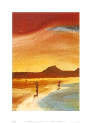 Framed Lakeshore Idyll Print