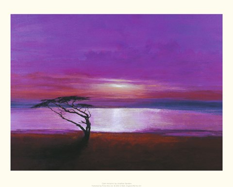 Framed Calm Horizons Print