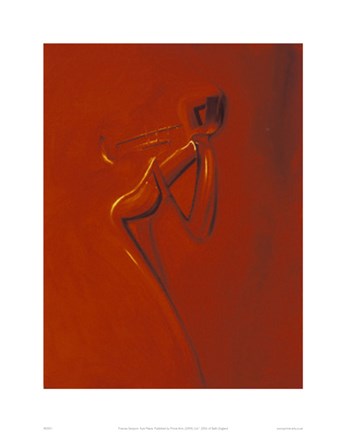 Framed Golden Trumpet Print
