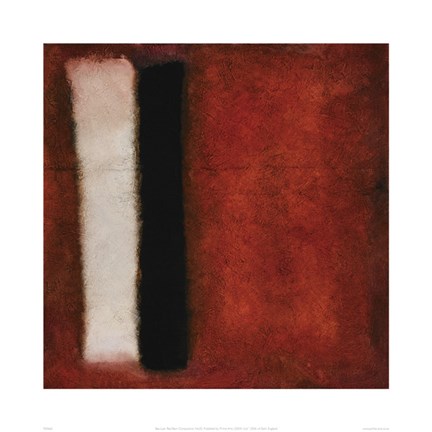 Framed Red Barn Composition No. 02 Print