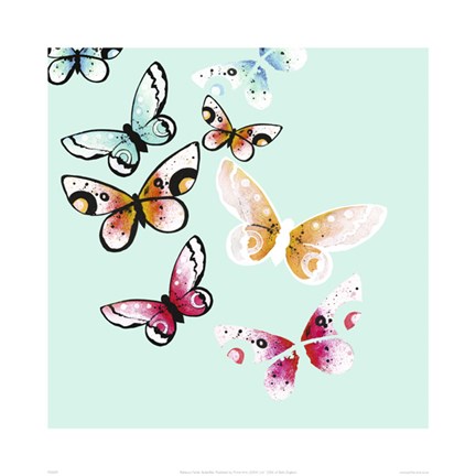 Framed Butterflies Print