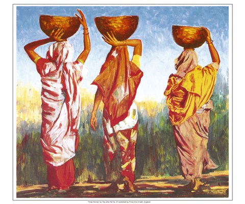 Framed Three Women Print