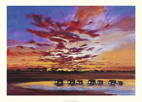 Framed African Sky Print