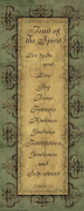 Framed WTLB, Soft SageFruit of the Spirit Print