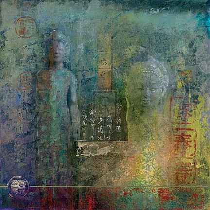 Framed Meditation Gesture III Print