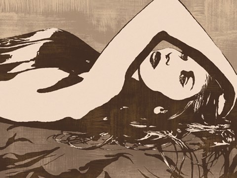 Framed Her Pose Print