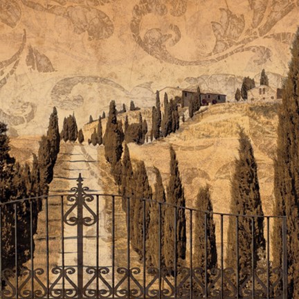 Framed Tuscany II Print