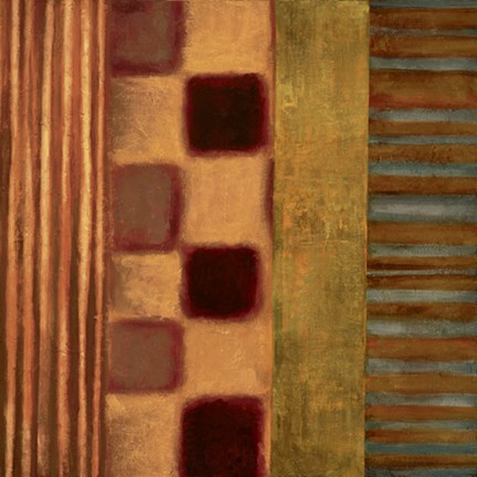 Framed Juxtapose II Print