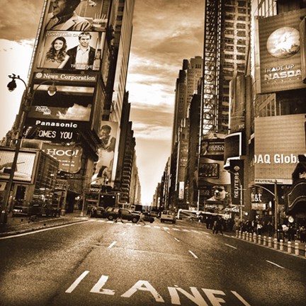 Framed Times Square Print