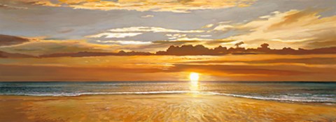 Framed Peaceful Beach Print