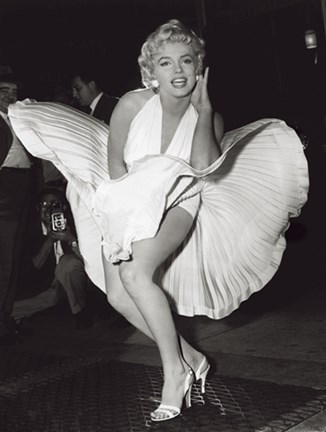 Framed Marilyn Monroe - Seven Year Itch, c.1954 Print